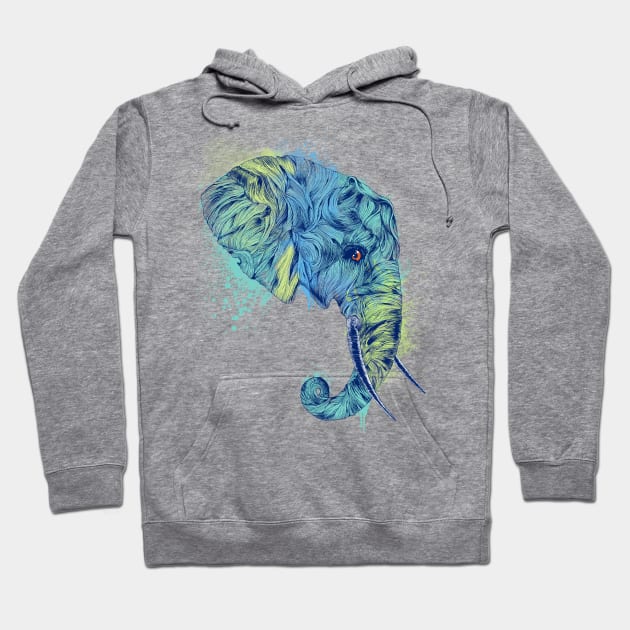 Elephant Hoodie by rcaldwell